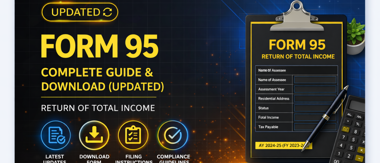 Form 95 Explained: 7 Powerful Updates in PAN Application After Income Tax Act Changes