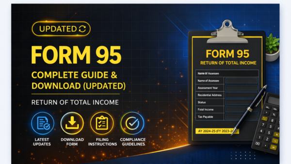 Form 95 Explained: 7 Powerful Updates in PAN Application After Income Tax Act Changes
