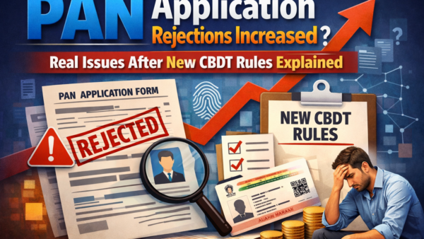 PAN Application Rejections Increased? Real Issues After New CBDT Rules Explained